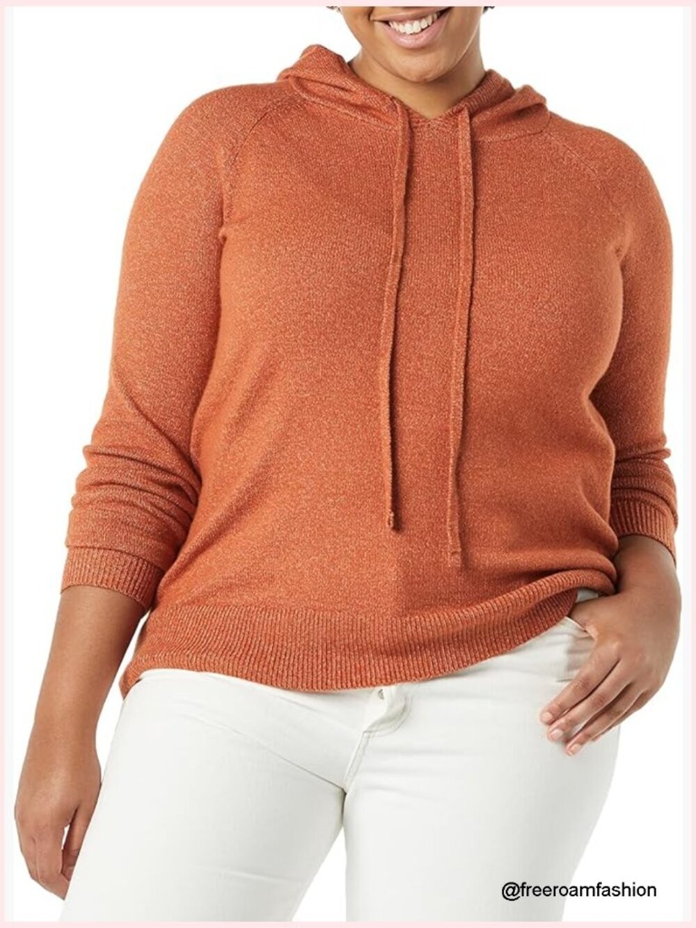 Women's Long Sleeve Soft Touch Hooded Pullover Sweater